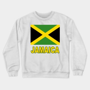 The Pride of Jamaica - Jamaican Flag Design Crewneck Sweatshirt
